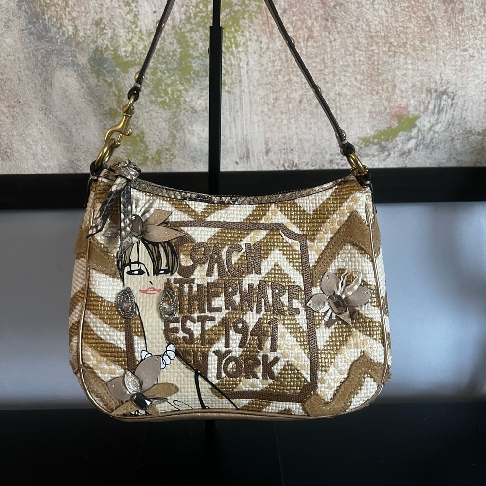 Coach × Pierre Le‑Tan Collaboration Limited-Edition Illustrated Small Bag RARE